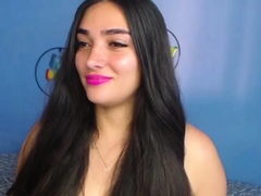 Cute Brunette Amateur Babe Sosha Masturbating