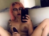 Cute Blonde Masturbates on Webcam with Toy