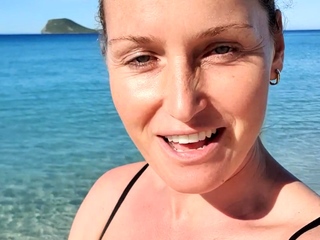 Beautiful blonde babe franziska facella solo masturbation