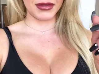 Amateur blond girl with big boobs getting fucked