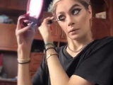 Blonde emo amateur solo masturbation