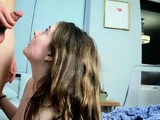 Cute Teen Blowjob Cumshot