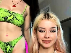 Ambitious Sweating Brunette Burch twins XXX