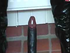 Anal dildo masturbation