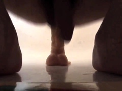 Twink's Prostate Orgasm with a Sex Toy on Webcam